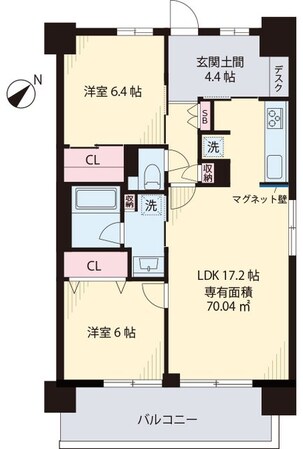 パークロード川口の物件間取画像